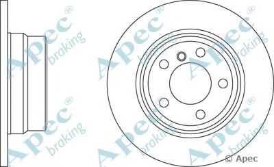APEC BRAKING dsk2172 -  Тормозной диск